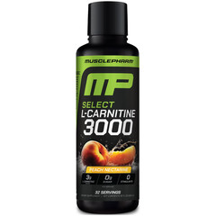 MUSCLEPHARM SELECT L-CARNITINE 3000 Stimulant-Free Liquid Energy 32 Servings