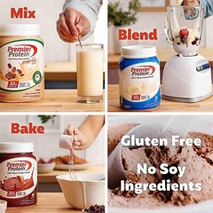 Chocolate Protein Powder Supplement 30G Protein 17 Servings Gluten Free