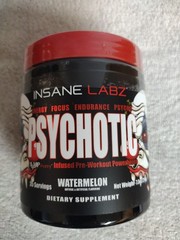 INSANE LABZ PSYCH-O-TIC Watermelon Energy Focus Endurance 35 Serv. 07/16/27