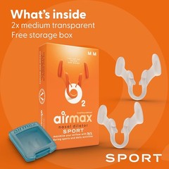 Airmax Unisex Sport Nasal Dilators Two-Pack – Easy, Safe, and Comfortable…
