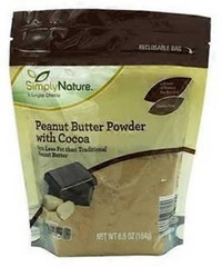 Simply Nature Original or Chocolate Peanut Butter Powder 6.5 oz