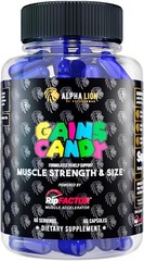 Alpha Lion Gains Candy RipFactor for Muscle Strength & Size 60 Capsules New