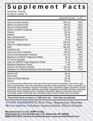 Core Nutritionals CORE MULTI Multivitamin Mineral – 120 caps MUSCLE VITAMINS
