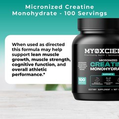 MYOXCIENCE Micronized Creatine | Supports Muscle 1.1 Pound (Pack of 1)