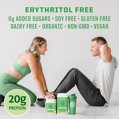 Sunwarrior Organic Classic Vanilla Protein 750g, Vegan Sprouted Protein Powder