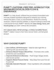 PRE-WORKOUT – Sweat Ethic PUMP – Blue Raspberry EX 12/25