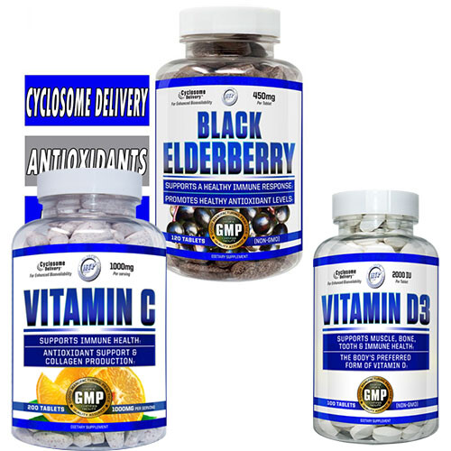 Emergen C, NOW VITAMINS, High-Tech Vitamin C, Vitamin D3, Elderberry, Sambucol +
