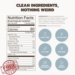Rae Basics Mocha Bone Broth 26 Servings