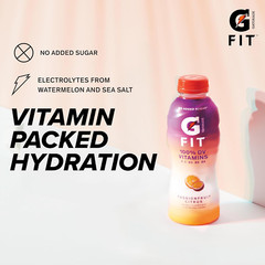 Gatorade Fit Electrolyte Beverage, Tropical Mango, 12 Pack of 16.9oz Bottles