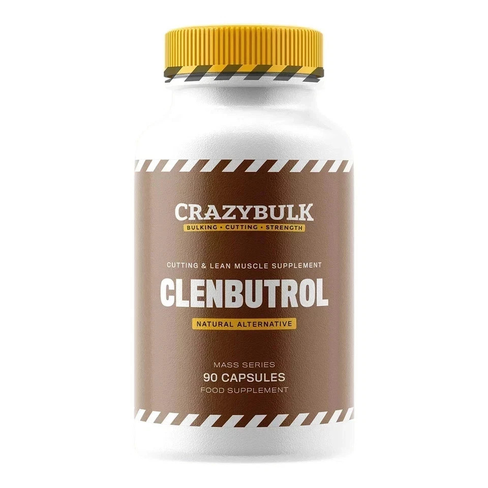 CrazyBulk CLENBUTROL – 90 Capsules CUTTING & LEAN MUSCLE MUSCLE, Pack of 1