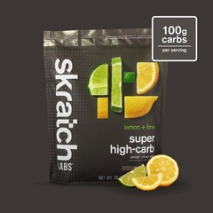 Sustained Energy Hydration Drink – High-Carb Lemon Lime Powder, 8 Servings