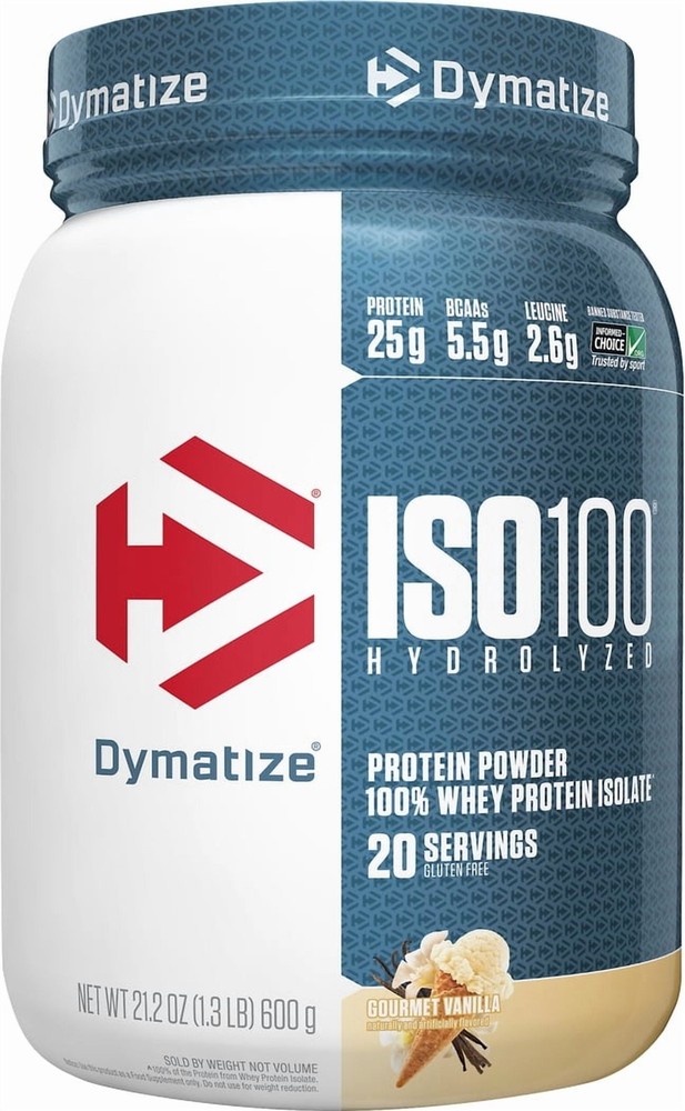 Dymatize ISO100 Hydrolyzed Whey Isolate Protein Powder, Gourmet Vanilla