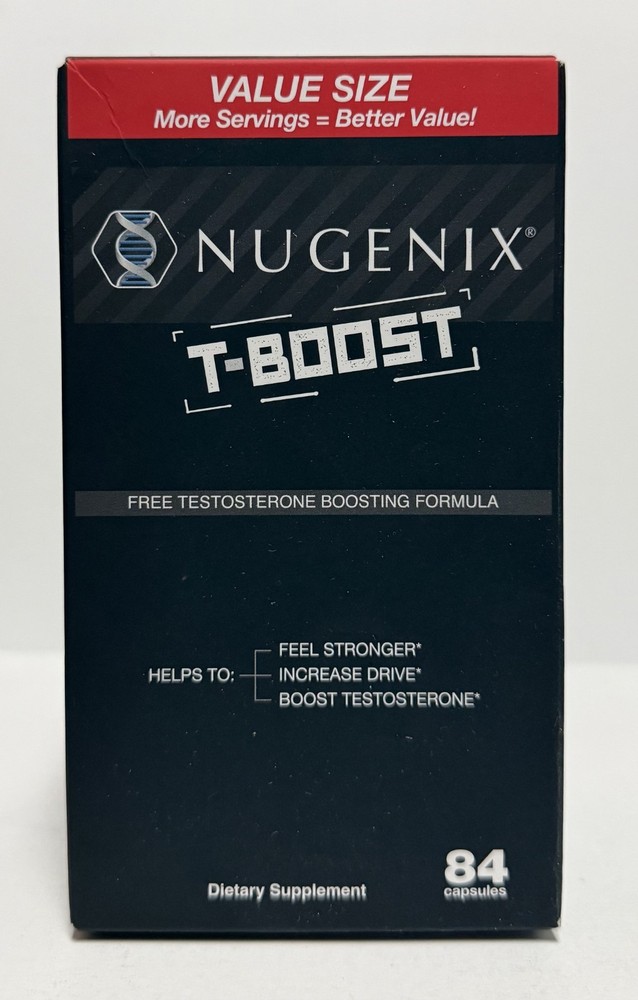 Nugenix [T-Boost] Free Test. Boosting Formula 84 Capsules Exp 05/2027+