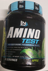 Lecheek Nutrition – AMINO TEST – 30 Servings – APPLE – 32.7 oz – Best By 10/2025