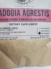 Fadogia Agrestis Pills (Maximum Strength) Extract 90 Caps Living Alchemy