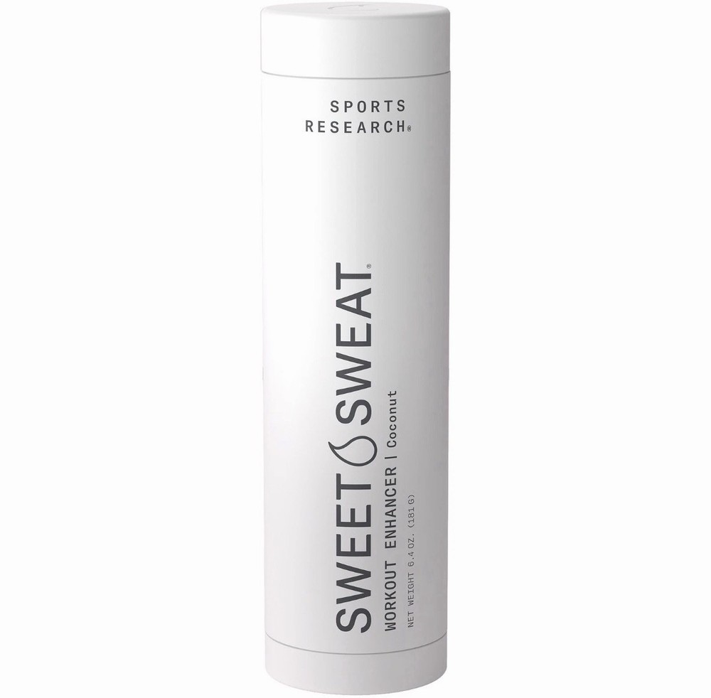 Sports Research Sweet Sweat Coconut Workout Gel Stick 6.4oz New Sealed!