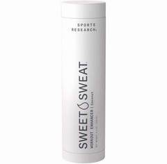Sports Research Sweet Sweat Coconut Workout Gel Stick 6.4oz New Sealed!