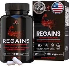 Regains HGH Supplement – Natural GH Booster for Men & Women | Energy & Recovery