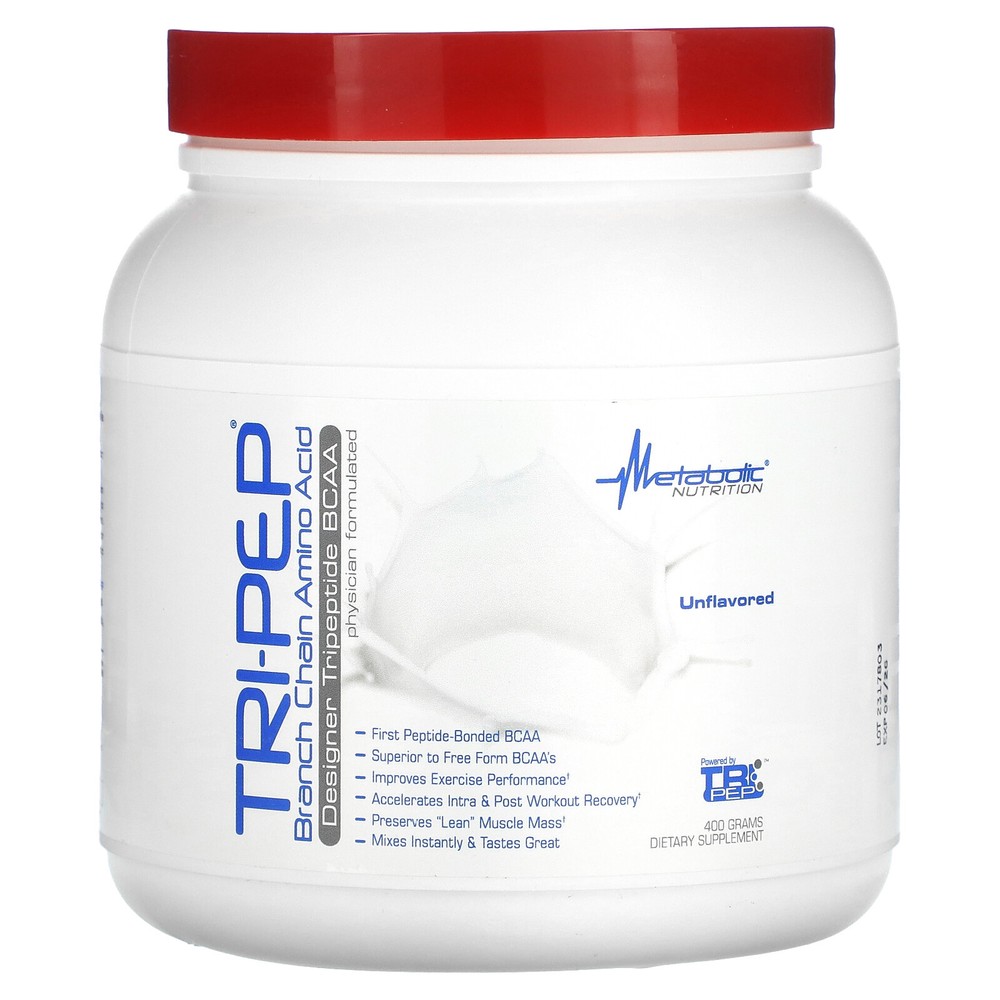 Tri-Pep, Branched Chain Amino Acid, Unflavored, 14.1 oz (400 g)