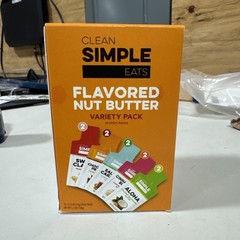 Clean Simple Eats Flavored Nut Butter Variety Pack – 10 Stick Packs
