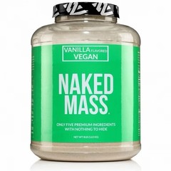 Naked Mass – Vanilla Vegan Weight Gainer – 8Lb