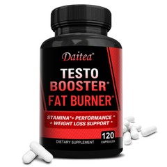 Testo Booster Fat Burning Endurance + Performance Weight Loss Support
