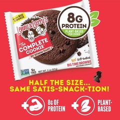 Lenny & Larry’s Protein Cookie, 2 Ounce (Pack of 12), Double Chocolate Chip