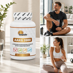 AAKG 1000mg Tablets – L-Arginine Alpha-KG, Muscle Pump & Performance – Sowelo