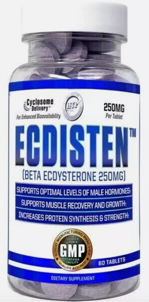 Hi-Tech Pharmaceuticals Ecdisten Beta Ecdysterone 250mg Lean Muscle 60 Tablets