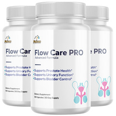 Flow Care PRO- Prostate Support- 3 Bottles- 180 Capsules