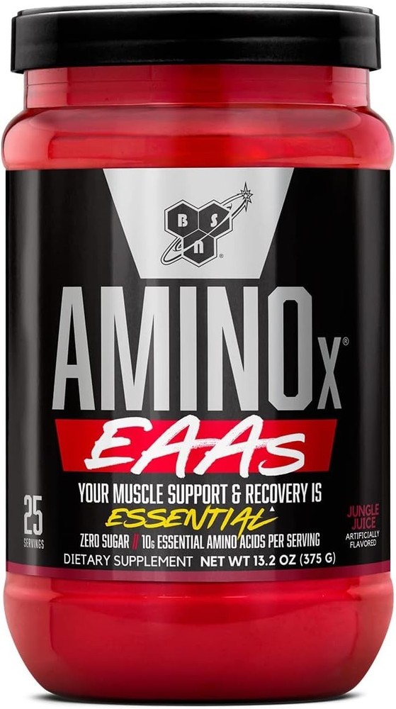 BSN Amino X EAAs BCAA – Muscle Support – Recovery – JUNGLE JUICE – CLUMPY