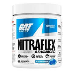 GAT SPORT Nitraflex Advanced 10.6 Ounce (Pack of 1), Blue/Raspberry