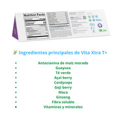 FuXion Vita Xtra T+ | Bebida Funcional Con Antioxidantes y Apoyo Diario Activo