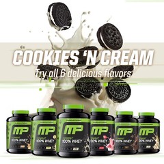 MusclePharm Combat 100% Whey Protein Powder – 5 lb, 70 Servings, Cookies & Cream