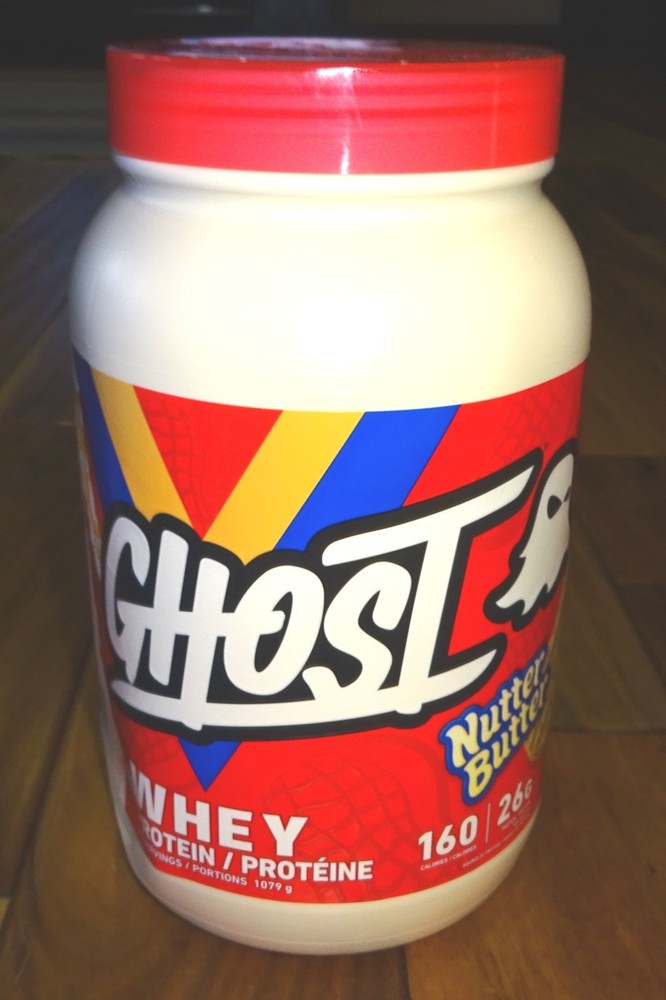 Ghost Whey Protein Powder Nutter Butter 2.3 lb 26 Servings Exp 10/2027…SEALED