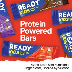 Ready Kids Protein Bars 6G Protein 4G Fiber 8G Whole Grains Per Bar Chocolate