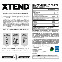 Original BCAA Powder, 7G Bcaas and 2.5G L-Glutamine for Muscle Recovery Hydratio