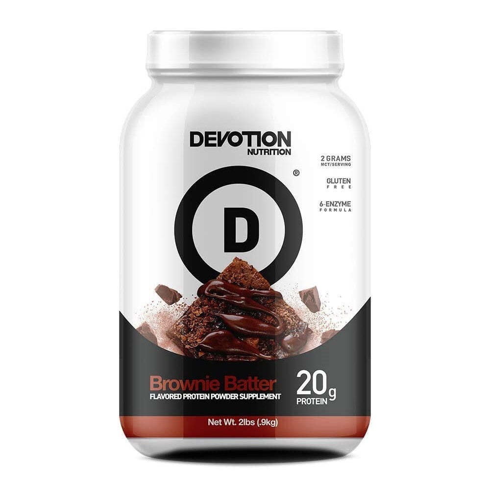 Devotion Nutrition Protein Powder – Brownie Batter Original (2lbs)