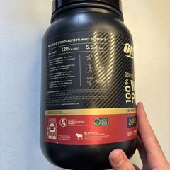 On Optimum Nutrition Gold Standard 100% Whey Protein Powder French Vanilla Crème