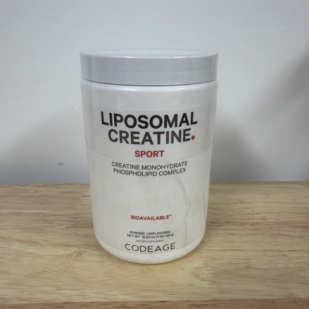 Codeage – Centurion – Liposomal Creatine Powder, Unflavored, 1 lb (455 g)