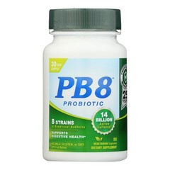 Nutrition Now PB 8 Pro-biotic Acidophilus Capsules, Vegetarian, 60 Caps