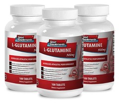 Protein Tablets – L-GLUTAMINE 500mg – Exercise Supplement 3B