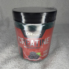 DRALOT Creatine Monohydrate Gummies Raspberry 2000mg 120 ct Vegan