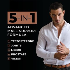 Metisnutrition Jxt5 Joint Health – 5-In-1 Mens Health Supplement To Libido