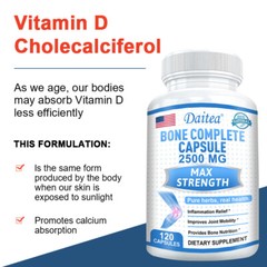 Calcium Magnesium Zinc Chondroitin Turmeric and MSM -Bone and Joint Support Caps