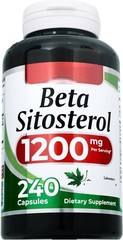 Beta Sitosterol 1200mg 240Caps GMO and Gluten Free