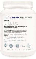 Type Zero Creatine Monohydrate Unflavored 1 KG 5000mg 5g Per Serving Microniz…