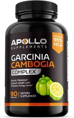 Apollo Garcinia Cambogia Appetite Suppressant For Weight Loss 100% Natural 90 c