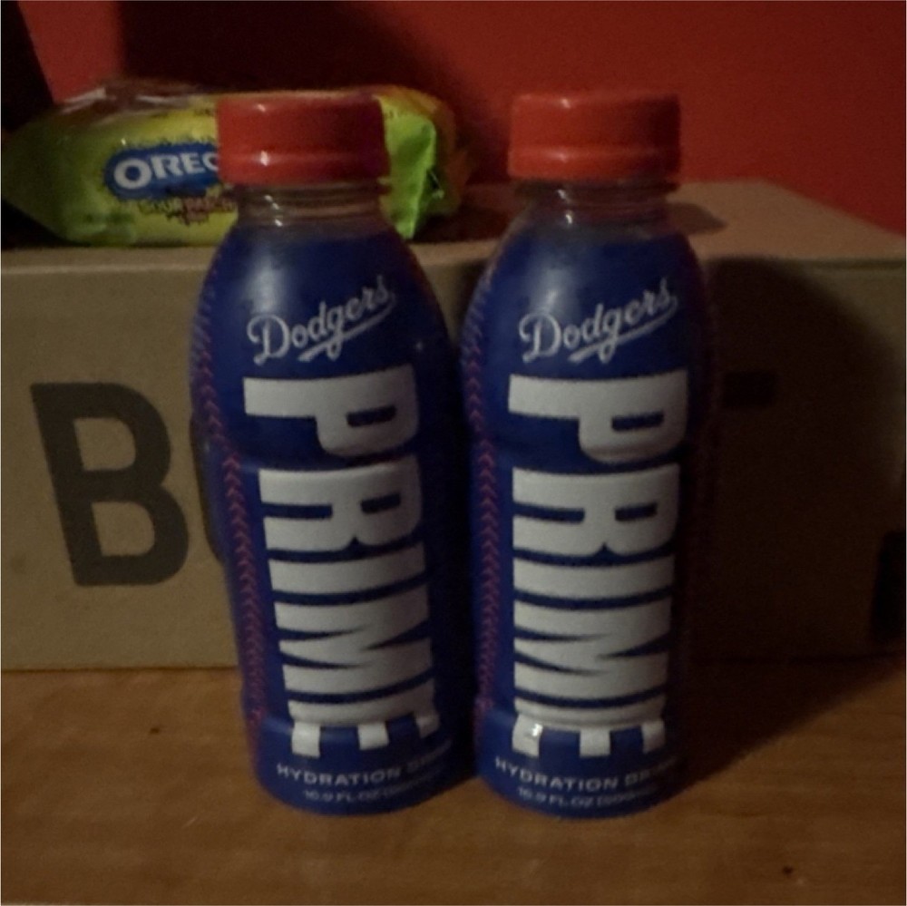 Prime Dodgers Hydration Drink Electrolytes Bottles Unisex 16.9 fl oz