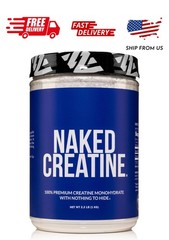 NAKED Pure Micronized Creatine Monohydrate – 200 Servings, 1,000g Bulk – NSF Cer